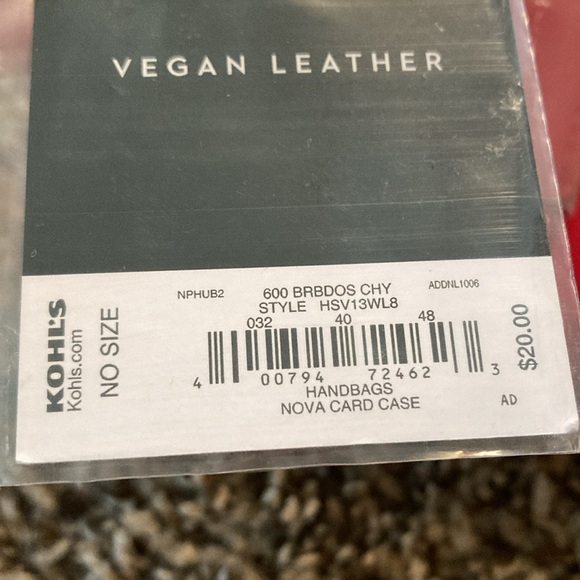 Simply Vera Wang Beautiful Red crossbody and matching wallet NWT - Picture 3 of 16